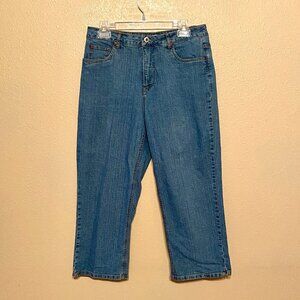 Coldwater Creek Capri Jeans Women's Size 10 Mid Rise Denim Blue Vintage